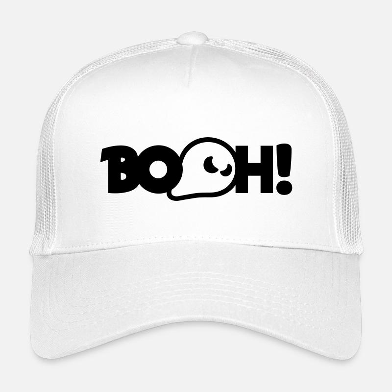 Booh - Kinder Trucker-Cap - Weiß