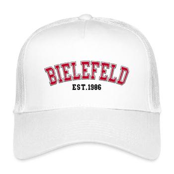 Bielefeld Fondée en 1986 - Casquette trucker enfant - blanc - Devant