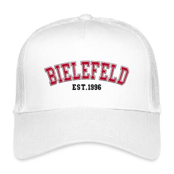 Bielefeld gegründet 1996 - Kinder Trucker-Cap - Weiß - Vorne