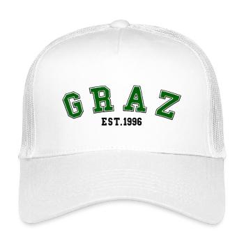 Graz Est. 1996 - Kids’ Trucker Cap - white - Front