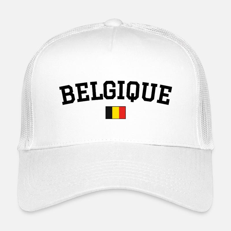 Belgium Flag Design Black Kids’ Trucker Cap