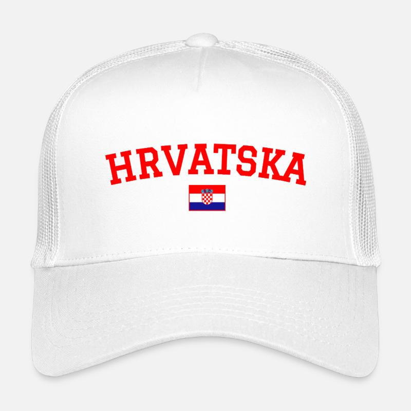 Croatia Flag Design Red Kids’ Trucker Cap