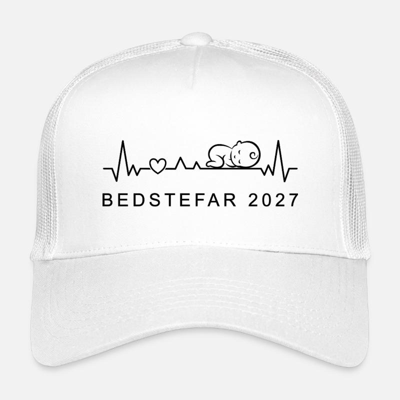 Opa 2027 Herzschlag Schwangerschaft Dänisch Kinder Trucker-Cap