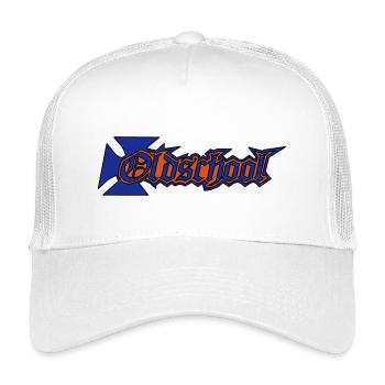 Old School - style - cool - Kinder Trucker-Cap - Weiß - Vorne