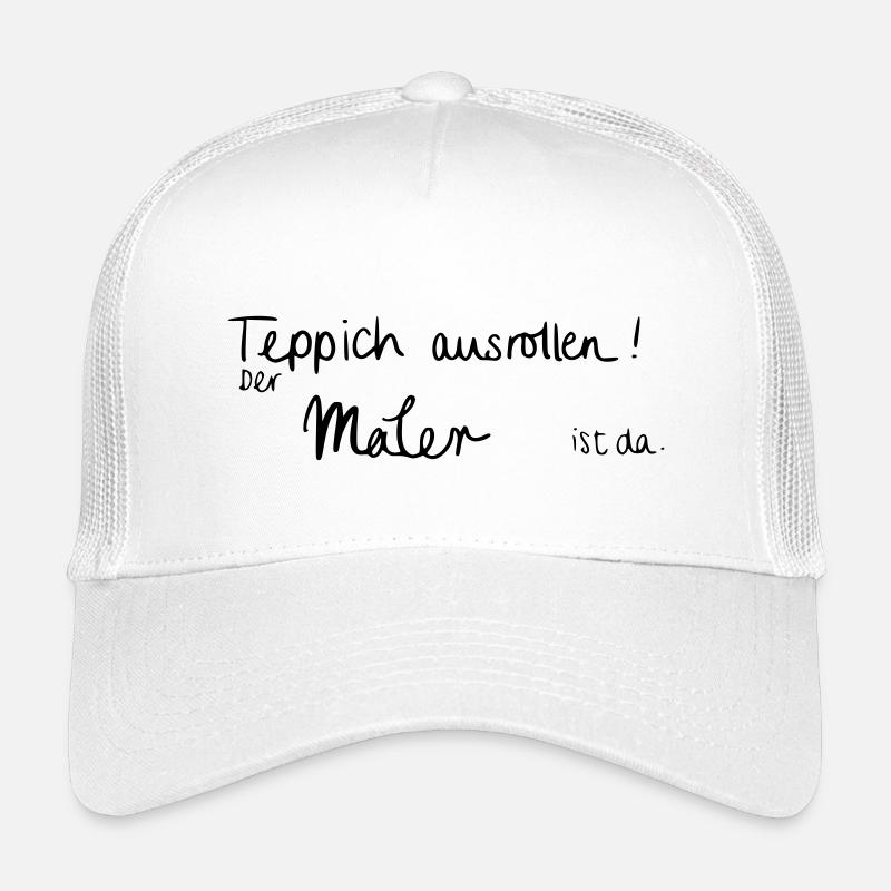Teppich ausrollen! Der Maler ist da. Kinder Trucker-Cap
