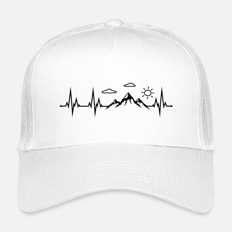 Wandern  - Kinder Trucker-Cap - Weiß