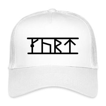Kurt - Kinder Trucker-Cap - Weiß - Vorne