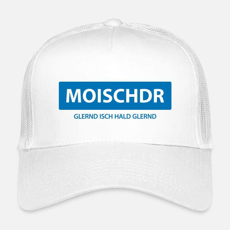 moischdr - Kinder Trucker-Cap - Weiß
