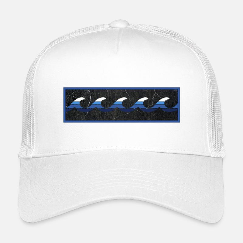 Surfer Logo Blau Kinder Trucker-Cap