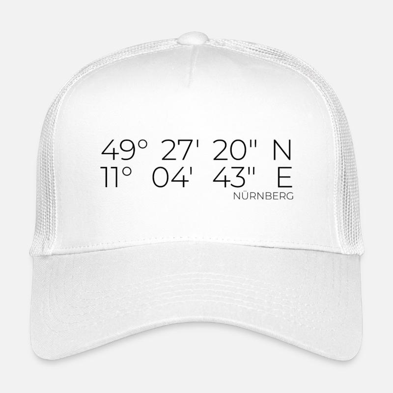Coordonnées Nuremberg Casquette trucker enfant