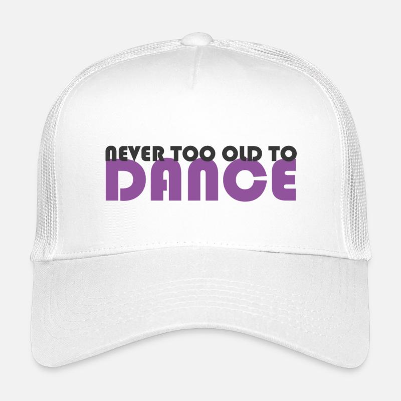 never too old to dance - Kinder Trucker-Cap - Weiß