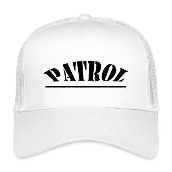 PATROL - Kids’ Trucker Cap - white - Front