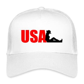 United States - Kids’ Trucker Cap - white - Front