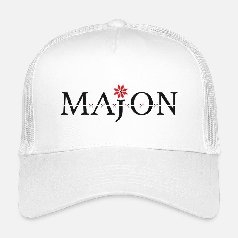 Majon – Springer - Kinder Trucker-Cap - Weiß