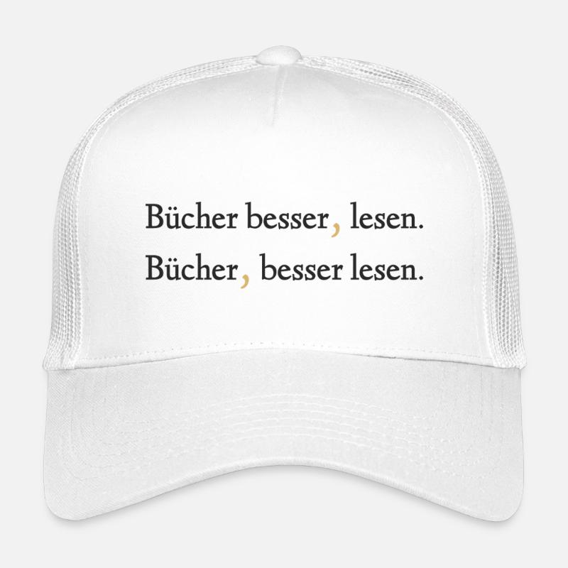 Bücher besser lesen - Ein Statement Kinder Trucker-Cap
