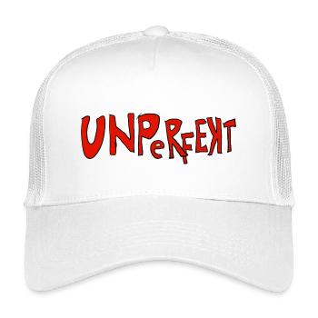 Unperfect – Unvollkommene Typografie - Kinder Trucker-Cap - Weiß - Vorne
