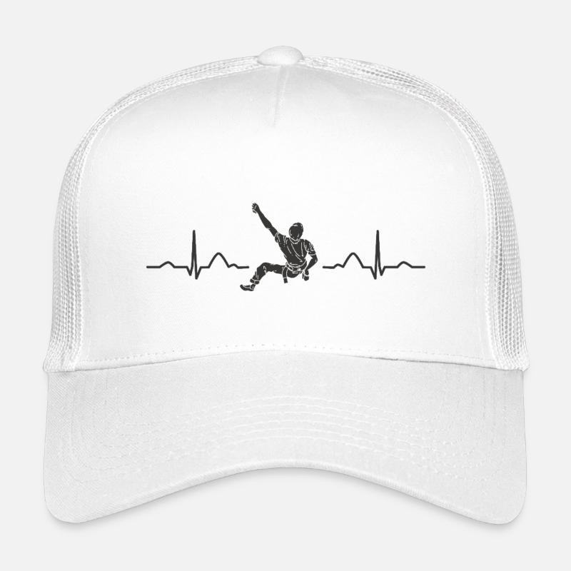 Boulderer heartbeat Bouldering Bouldering Kids’ Trucker Cap