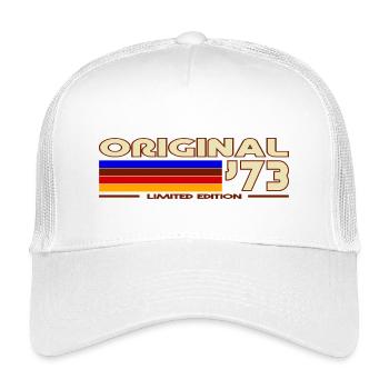 1973 - Kinder Trucker-Cap - Weiß - Vorne