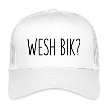 Wesh Bik Humour Arabe Argot Algérien - Casquette trucker enfant - blanc - Devant