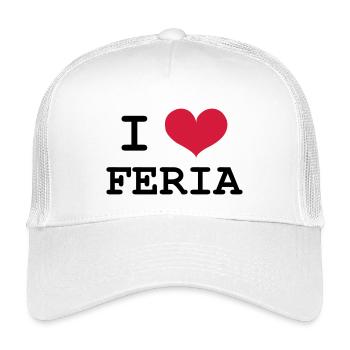 I Love Feria - Casquette trucker enfant - blanc - Devant