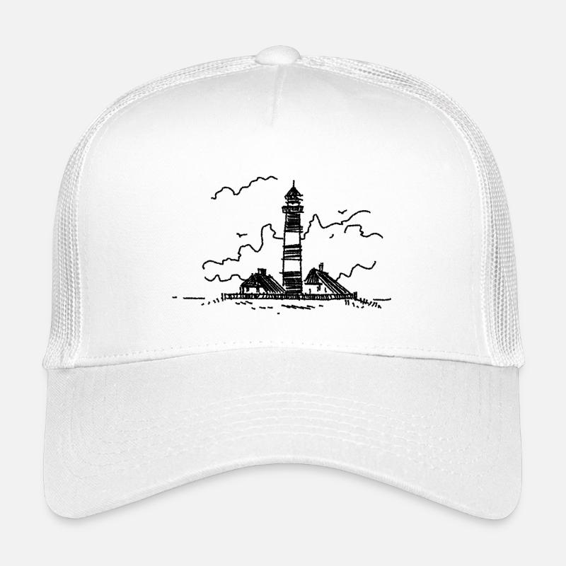 Leuchtturm Westerhever Kinder Trucker-Cap