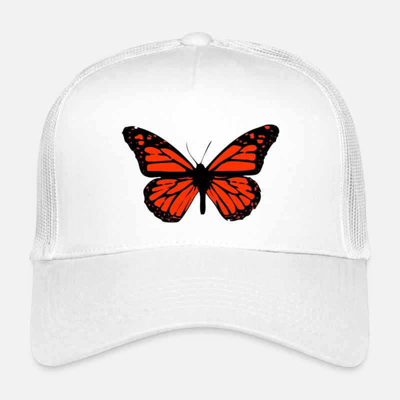Schmetterling Kunst detailliert, hoher Kontrast Kinder Trucker-Cap