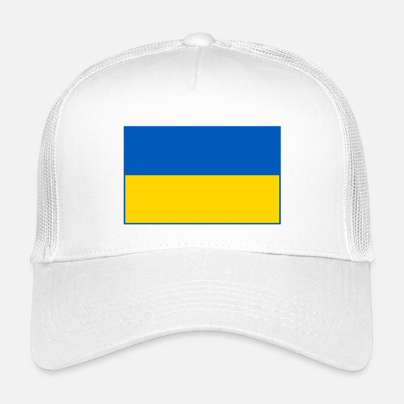 Drapeau de l’Ukraine contour bleu Casquette trucker enfant