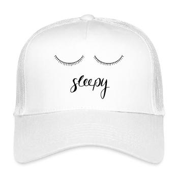 Sleepy - Kids’ Trucker Cap - white - Front