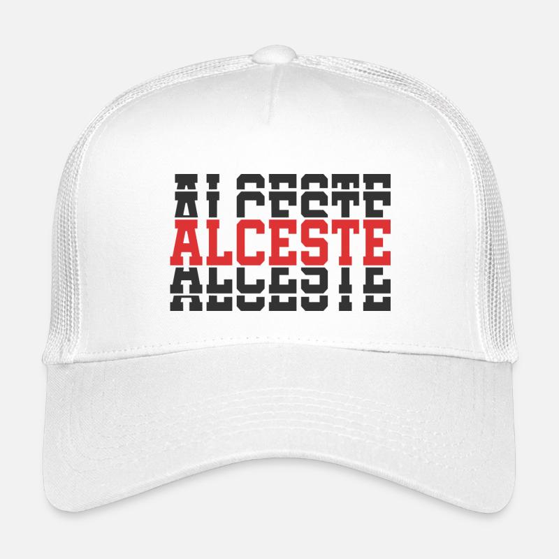 Alceste T-Shirt Geschenkidee gestapelter Text Kinder Trucker-Cap