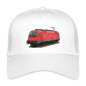 Locomotive OEBB 1216 - Casquette trucker enfant - blanc - Devant