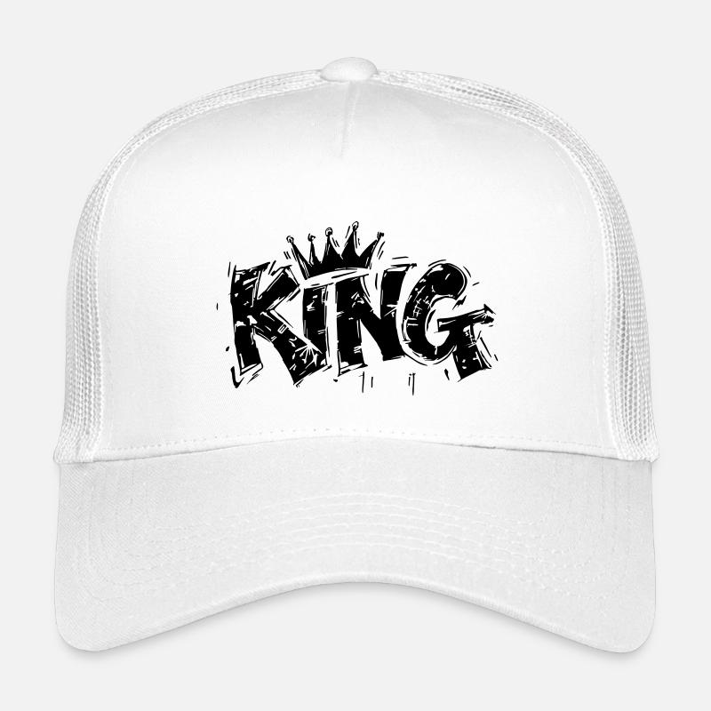 Lettrage King Graffiti Casquette trucker enfant
