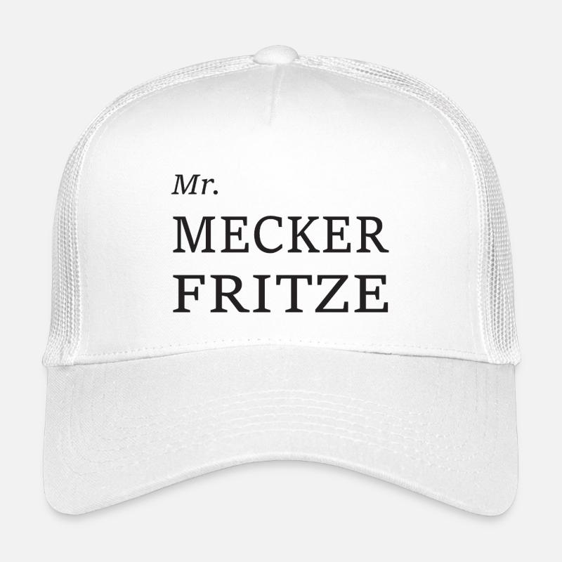 Meckerfritze - Kinder Trucker-Cap - Weiß