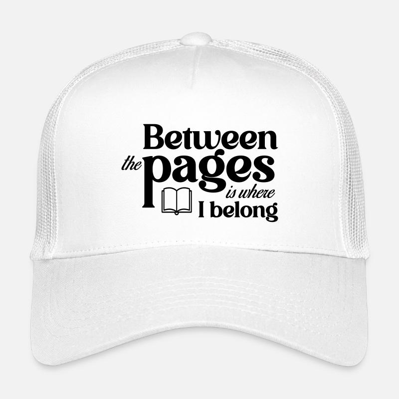 Between the pages is where I belong Kids’ Trucker Cap