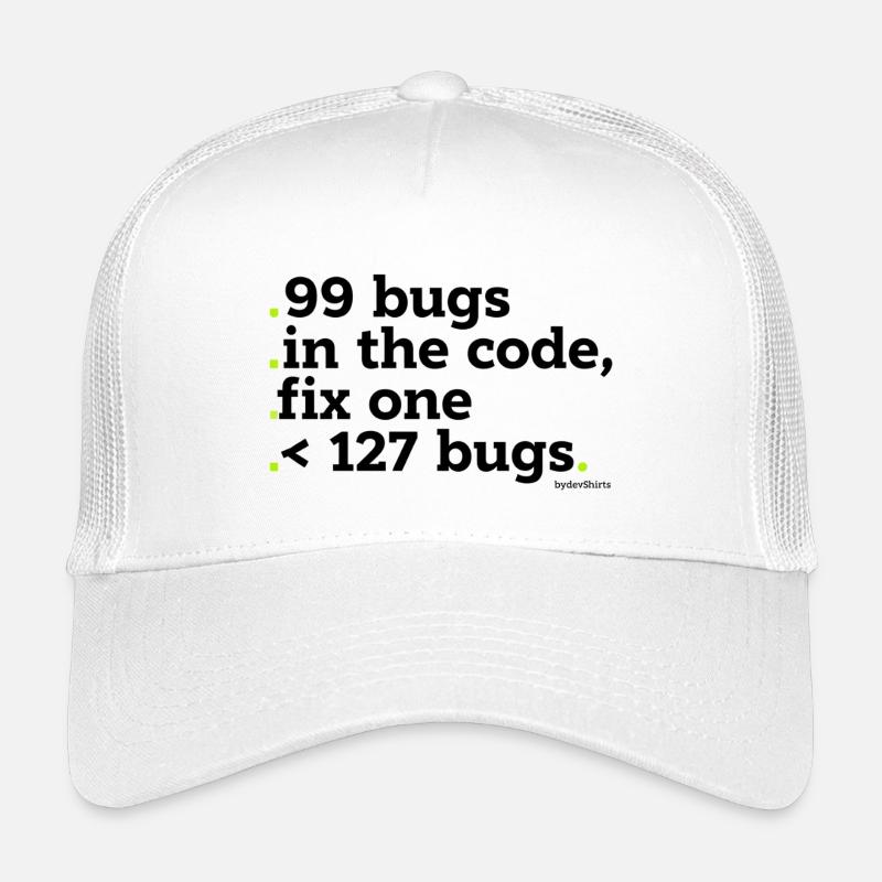 99 Fehler im Code zu beheben - Kinder Trucker-Cap - Weiß