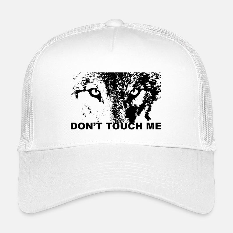Wolf - Kinder Trucker-Cap - Weiß