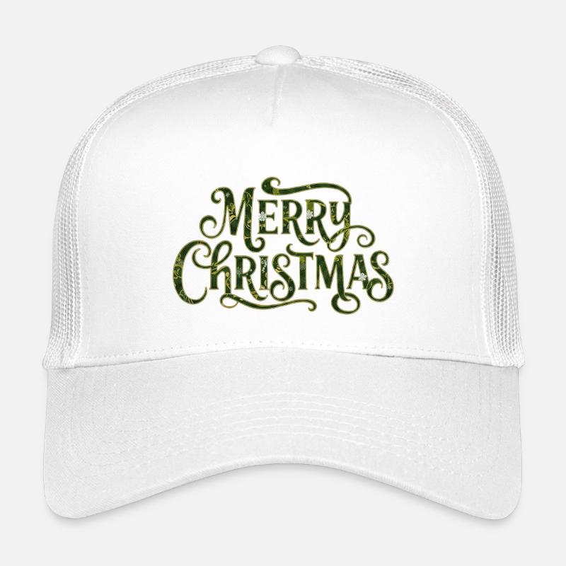 Message de Noël Vintage Vert Casquette trucker enfant