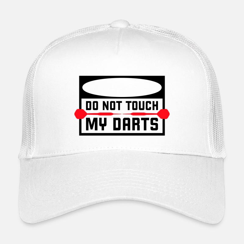 Do Not Touch My Darts Warning Darts Player Humor Kids’ Trucker Cap