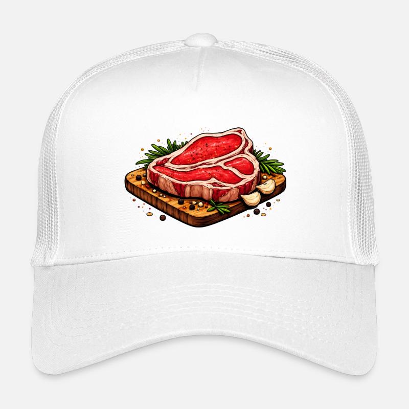 Illustration de steak juteux Casquette trucker enfant
