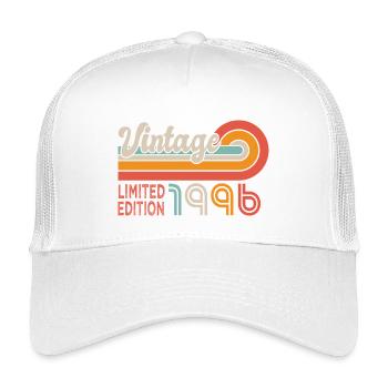 1996 Birthday Born 1996 30 years 30th birthday - Kids’ Trucker Cap - white - Front