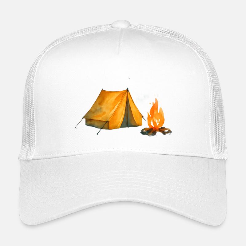 Lagerabenteuer Zelt & Feuer Kinder Trucker-Cap