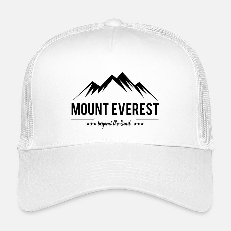Mount Everest jenseits der Grenze - Kinder Trucker-Cap - Weiß
