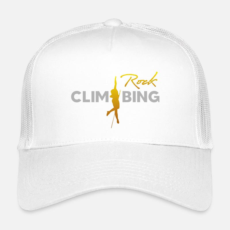FELSKLETTERN - Kinder Trucker-Cap - Weiß