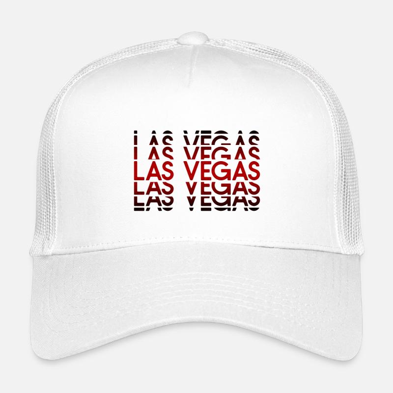 Las Vegas Neon Pattern - Kids’ Trucker Cap - white