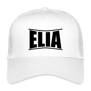 T-Shirt Elia T-Shirt Geschenkidee - Kinder Trucker-Cap - Weiß - Vorne