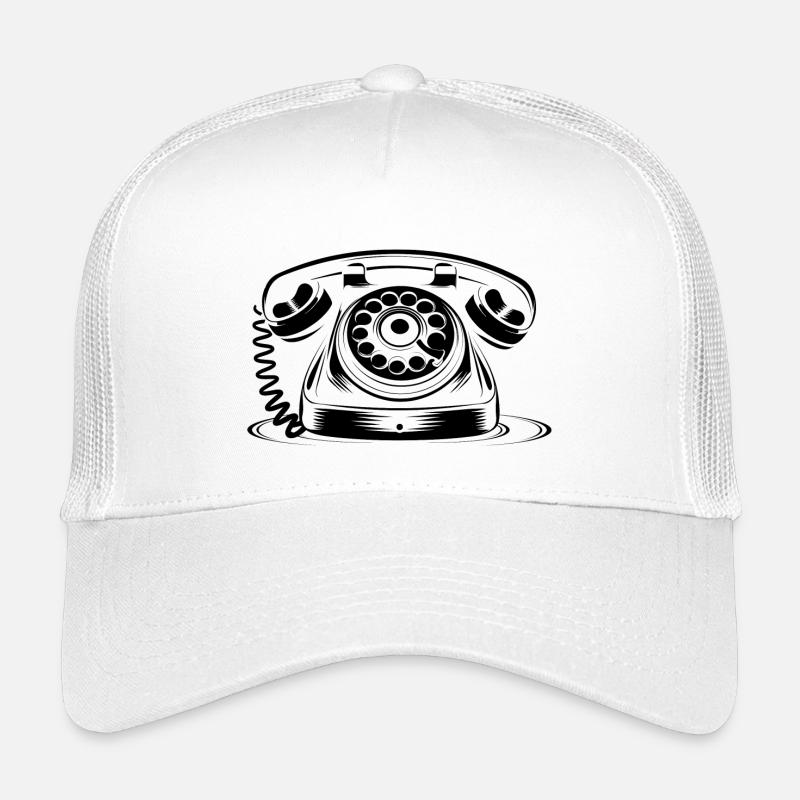 Dessin de téléphone à l’ancienne Casquette trucker enfant