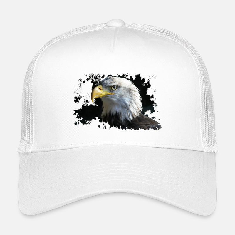 Adler - Kinder Trucker-Cap - Weiß