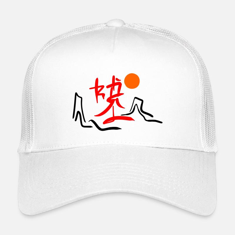 asia stuff - Kinder Trucker-Cap - Weiß