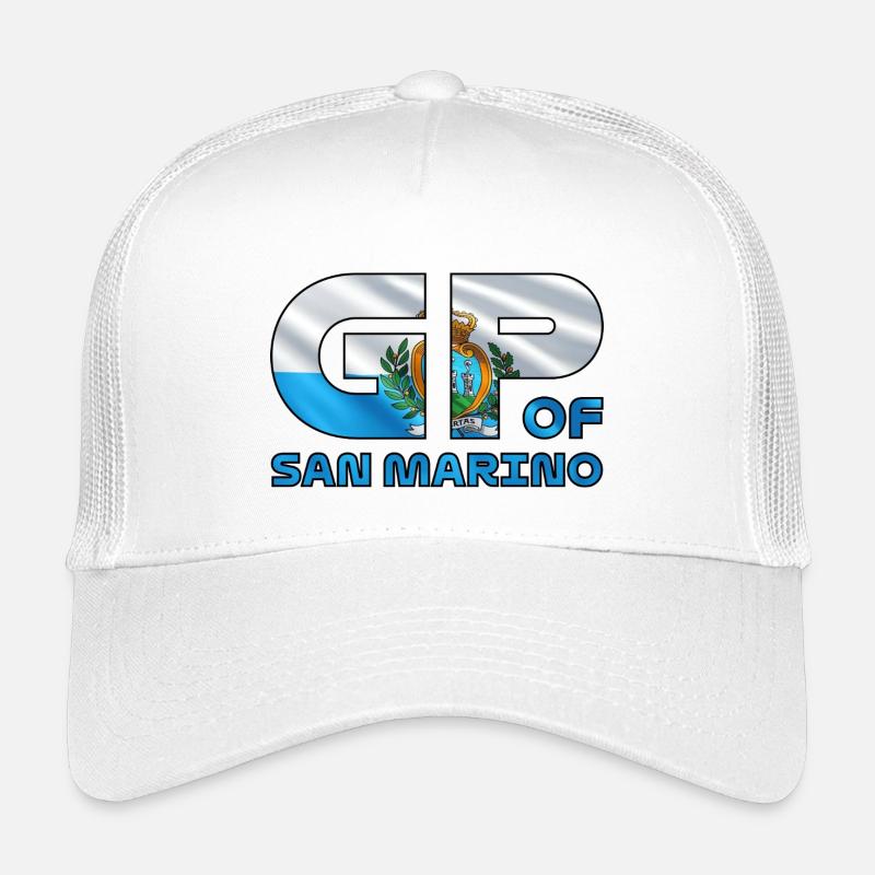 san_marino_gp - Kinder Trucker-Cap - Weiß