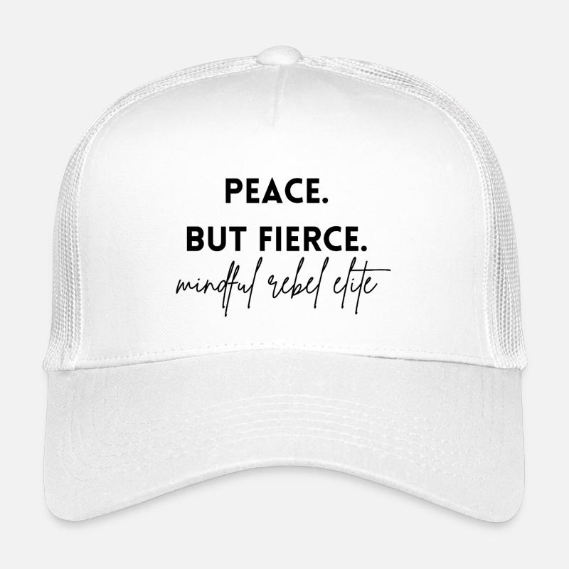 Paix - mais féroce. L’élite rebelle consciente Casquette trucker enfant