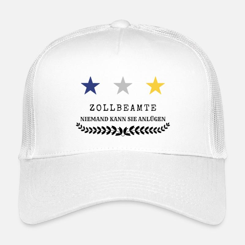 Zollbeamter - Kinder Trucker-Cap - Weiß